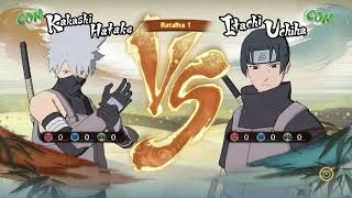 Kakashi ( Anbu ) Vs Itachi ( Anbu ) Com Vs Com - Naruto Storm 4 RTB Dublado PT-BR