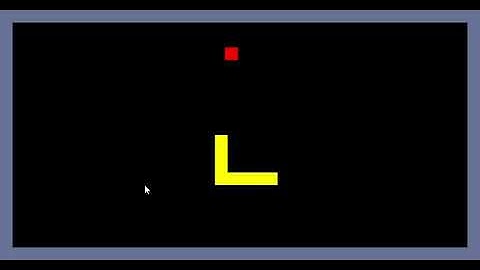 Reinforcement Learning on a Snake game.