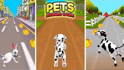 Rabbit Pet Run Android Gameplay | Pets Runner Game | Rabbit Run | New Pet Run Game