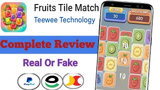 Fruits Tile Match Real or Fake? 🍉💸 Full Withdrawal Review 2026 screenshot 2