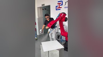 Non-programming spray painting robot.#industrial #robot #welding #spraying #machine #palletizing