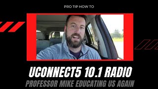 Uconnect5 Jeep - PRO TIP How To Walkthrough 10.1 radio - Tutorial