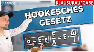 Hookesches Gesetz - Elastizitätsmodul Übungsaufgabe