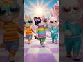 Catwalk😎 #cute #cat #animation #shorts #trending