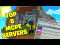 Top 5 BEST MCPE Servers! UHC, Factions, SkyBlock , Prisons, Minigames (Minecraft Bedrock Edition)