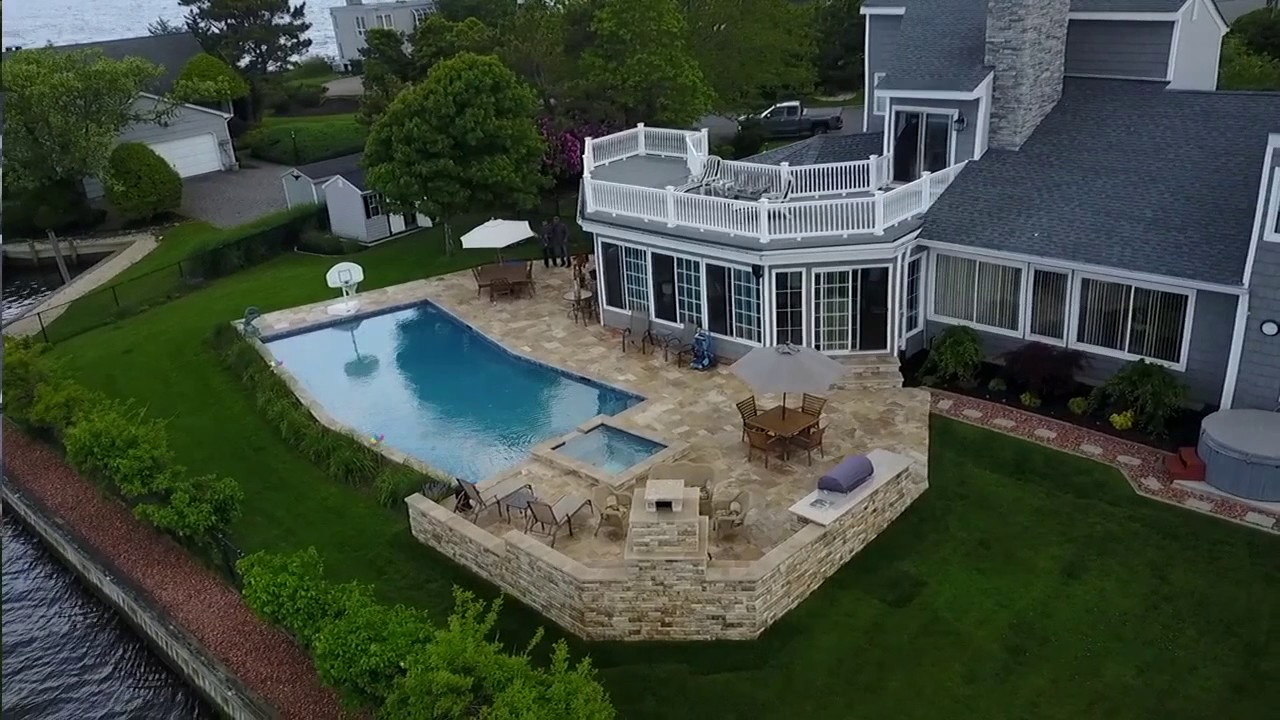 Diamond Brite Gunite Pool East Islip New York YouTube