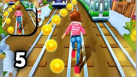 Subway Princess Runner - Gameplay Walkthrough Tutorial Part 5 All Levels Mobile Game (Android, iOS