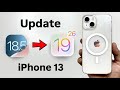How to Update iPhone 13 From iOS 18.5 To iOS 19 (iOS 26) - How to Install iOS 26 On iPhone 13