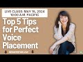 Top 5 tips for perfect voice placement  free live english classes  perfect your american accent