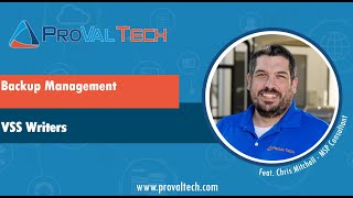 Backup Management: VSS Writers