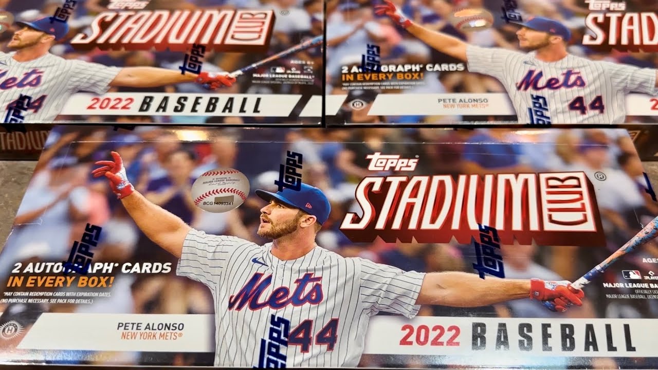 NEW RELEASE! 2022 STADIUM CLUB BASEBALL CARDS! - YouTube