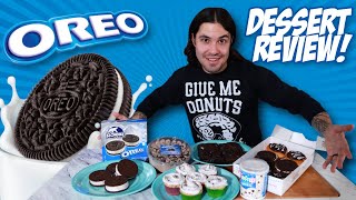 Oreo Dessert Review including NEW Krispy Kreme Donuts and Pillsbury Oreo Funfetti Products!