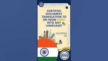 Certified Document Translation | Hindi | #USCIS  #immigration & #apostille #notarypublic