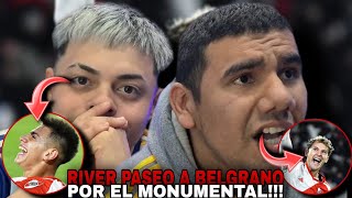 RIVER PASEO A BELGRANO POR EL MONUMENTAL !!! | REACCIONES de HINCHAS | RIVER PLATE 3 vs BELGRANO 0