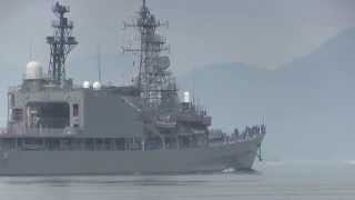 M150819B 海上自衛隊舞鶴基地 護衛艦『あさぎり』 出港