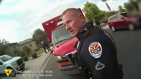 The moments after Charles Vallow was shot and kill...