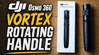 DJI Osmo 360 Action Camera Unboxing Vortex Rotating Handle