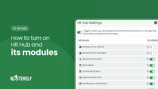 How to Manage HR Hub Access in RosterElf | Step by Step
