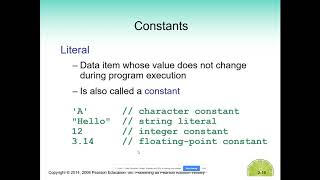Variables, Comment, Cout, Cin, First Program