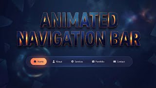 Animated Navigation Menu Design using HTML, CSS & JavaScript | Axom Booster