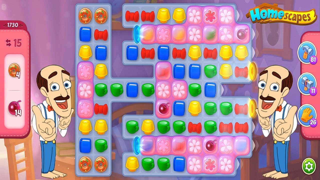 Homescapes - Level 1730 Super Hard Level Gameplay Walkthrough - New Update