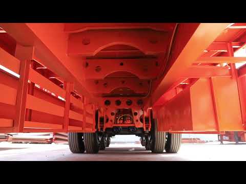 3 Axles Grid Positions Semi Trailer Animals Transport Grid Position Fence Stake Semi Trailer