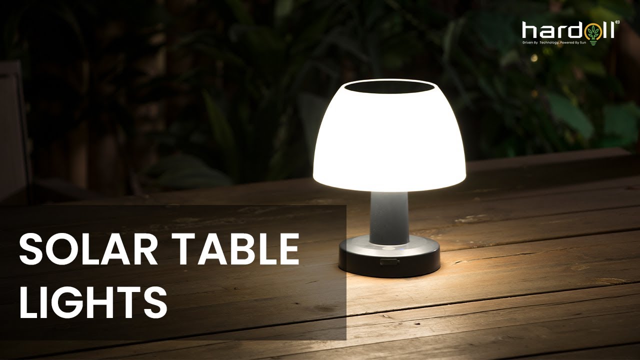 HARDOLL SOLAR TABLE LIGHTS (STL-20-B) | Solar Outdoor Lights for Home ...