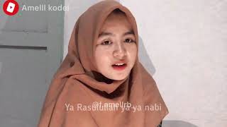 Isyfa'lana & Alfa salam (MEDLEY SHOLAWAT) _ cover by Amel