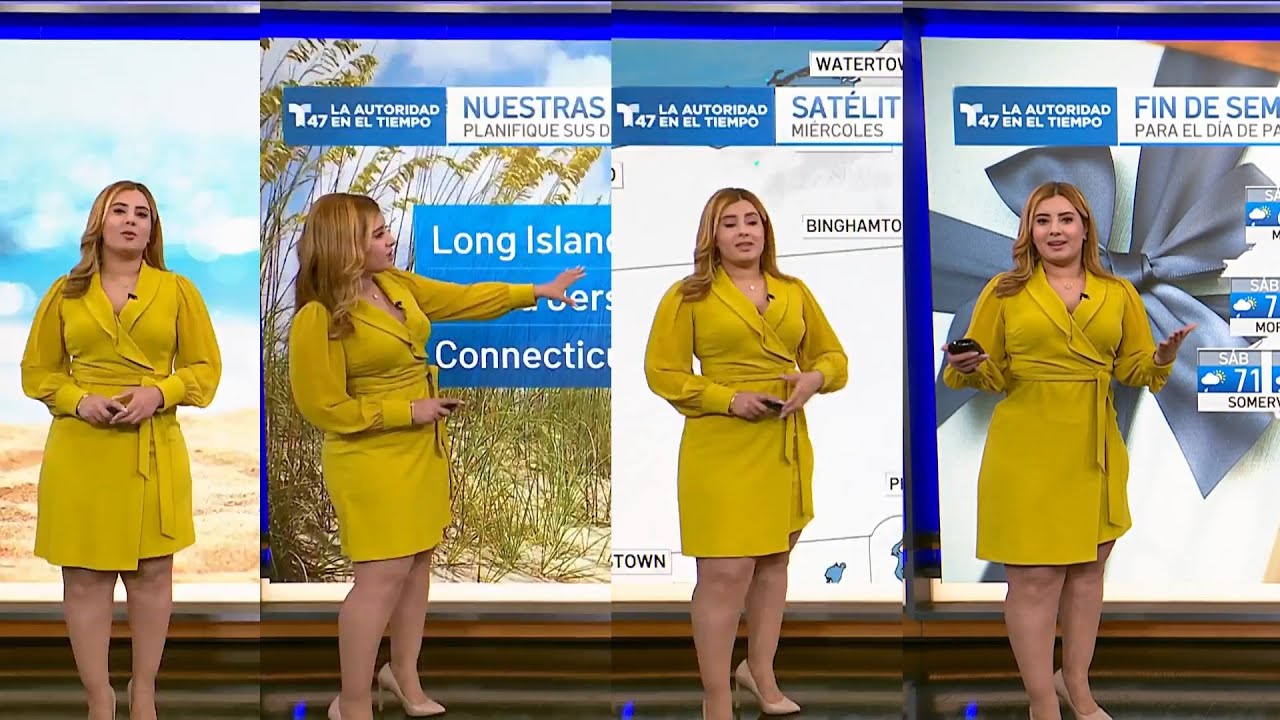 Tairy Ynoa for Telemundo 47 Nueva York with the Weather report for June 11, 2025