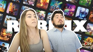 Bf & Gf REACTIONS! || FIRST TIME PLAYING ROBLOX!!!