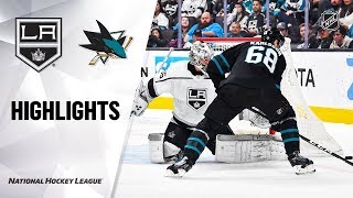 NHL Highlights | Kings @ Sharks 12/27/19