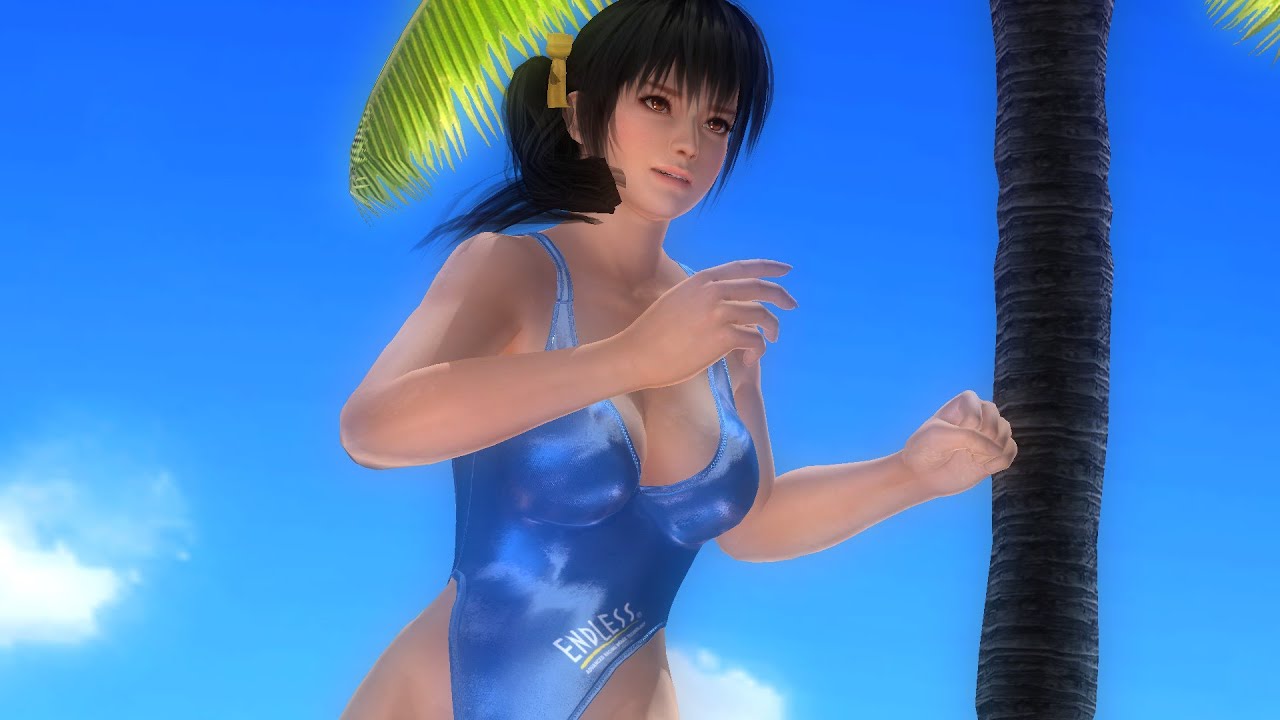 Kasumi Work Out At The Beach | DOA5 Game Mods Live