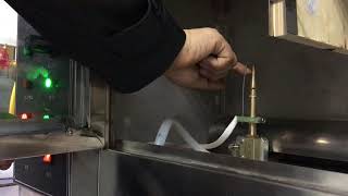 ISO 11925-2 building material ignitability tester