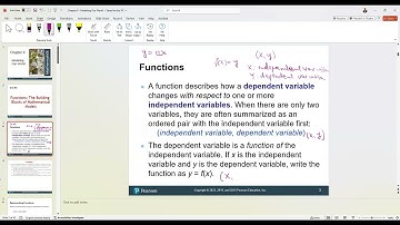 Chapter 9 - Section 9A  Functions The building Blocks of Mathematical Models
