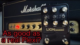 UAFX Lion '68 Super Lead - Comparison to a real Plexi - YouTube