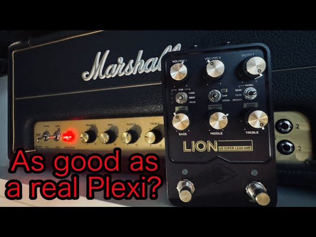 UAFX Lion '68 Super Lead - Comparison to a real Plexi - YouTube