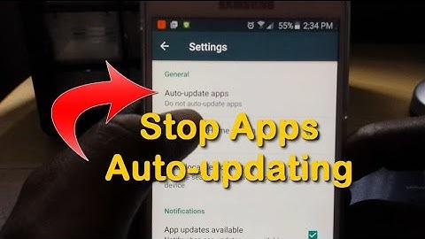 Stop Google Play Apps Auto-updating easily