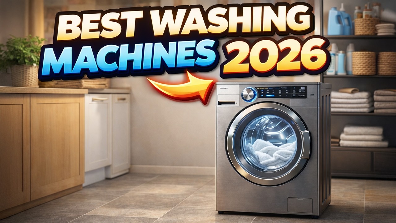 BEST WASHING MACHINES 2026: TOP 5 SMART WASHERS YOU SHOULD BUY - YouTube