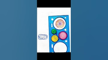 spiral spirograph art 💫//make design easily ✨ #shorts #viral #like #subscribe