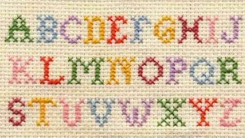 Cross Stitch A to Z Letters //Dusuti me alphabet design new 👌