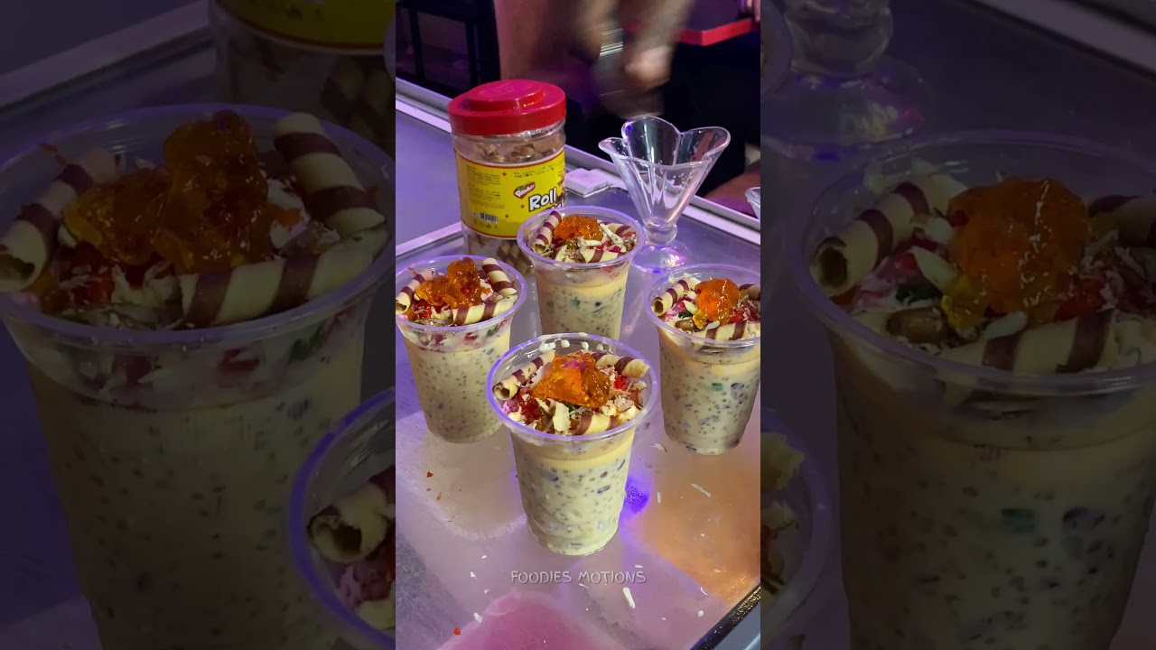 Falooda Recipe Street Food | Mango Flavour Falooda Recipe 