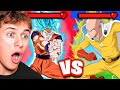 GOKU Vs. ONE PUNCH MAN Power Level Comparisons