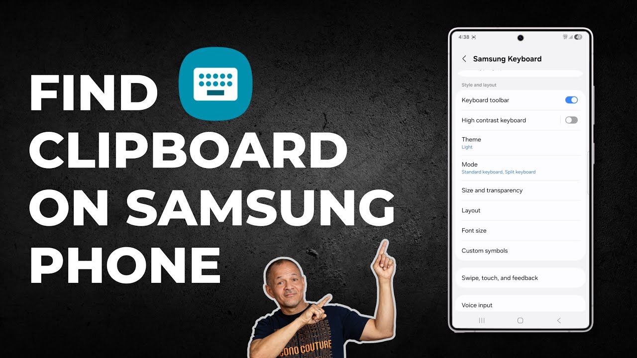 How To Find Clipboard On Samsung Phone - YouTube