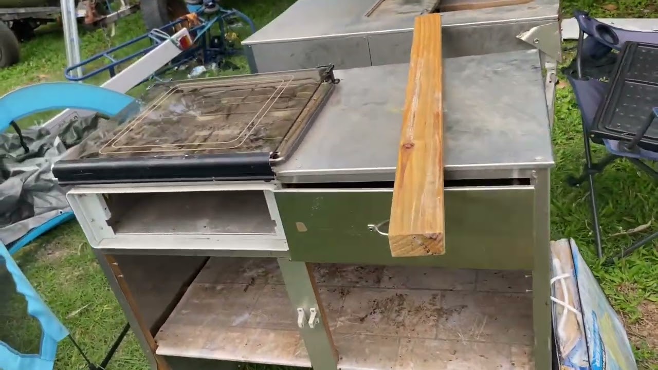 Built a solar panel stand from recycled materials 