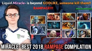 Miracle- BEST OF 2018 - Rampage Compilation - Dota 2