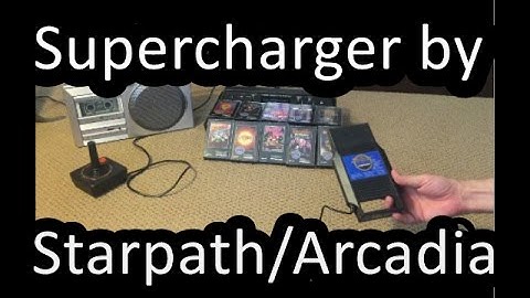 Supercharger by Arcadia/Starpath 1981 | Atari 2600