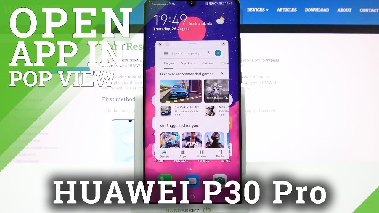 How To Open App In Pop Up View Floating Windows On HUAWEI P30 Pro 