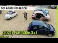 2021 Fiat 500e 3+1 🔋 Der große Vergleich: Dritte Tür vs. Limousine vs. Cabrio | Elektro oder Hybrid?