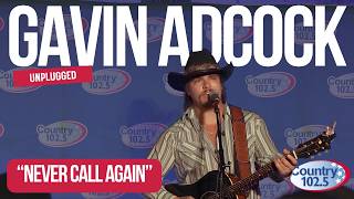 Gavin Adcock - Never Call Again (Live Acoustic) | Country 102.5