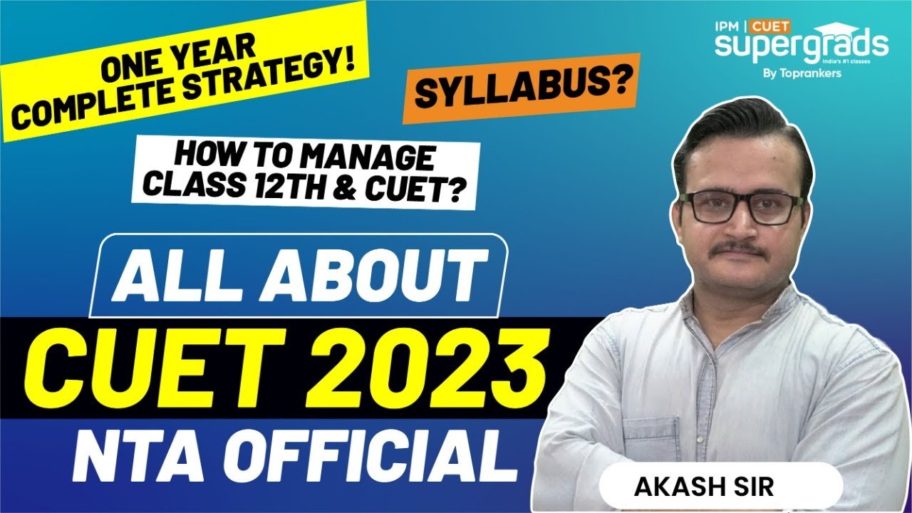 CUET 2023 Preparation | How to Prepare CUET 2023 & 12th Boards📝| CUET ...